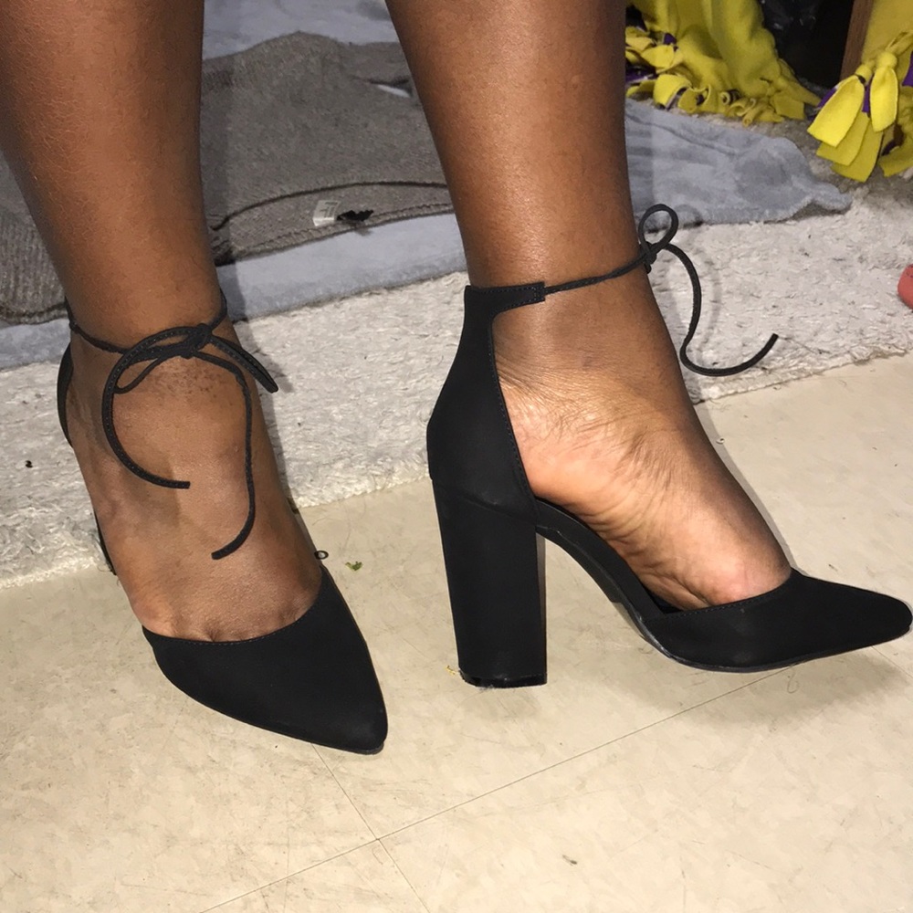 Black heels